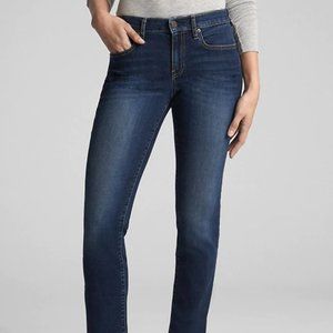 GAP Mid Rise Classic Straight Jeans